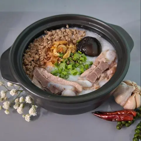 Hình ảnh Cháo sườn thịt bằm bắc thảo