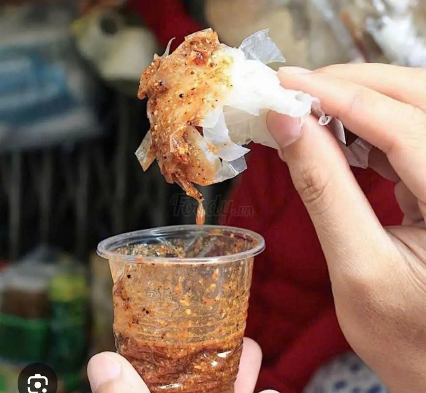 Hình ảnh Bánh tráng dẻo phần chấm sốt me