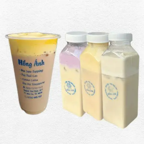 Hình ảnh Trà sữa truyền thống kem khoai môn