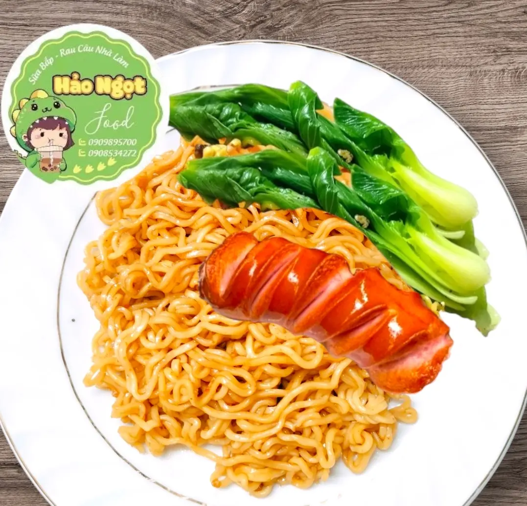 Hình ảnh MÌ TRỘN XÚC XÍCH ĐỨC KHÔNG TRỨNG 