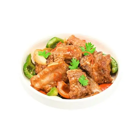 Hình ảnh Cơm sườn xào chua ngọt