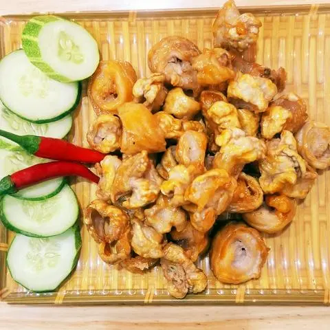 Hình ảnh LÒNG HEO CHIÊN BƠ 