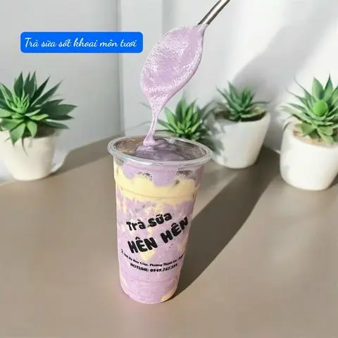 Hình ảnh Trà Sữa Sốt khoai Môn Tươi 