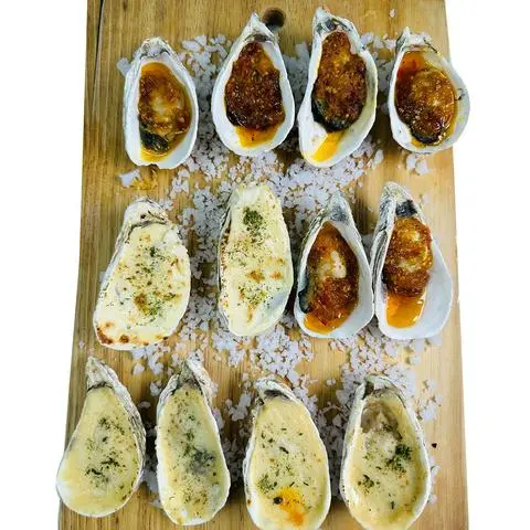 Hình ảnh Hàu Pháp nướng 2 vị - phần 12 con
