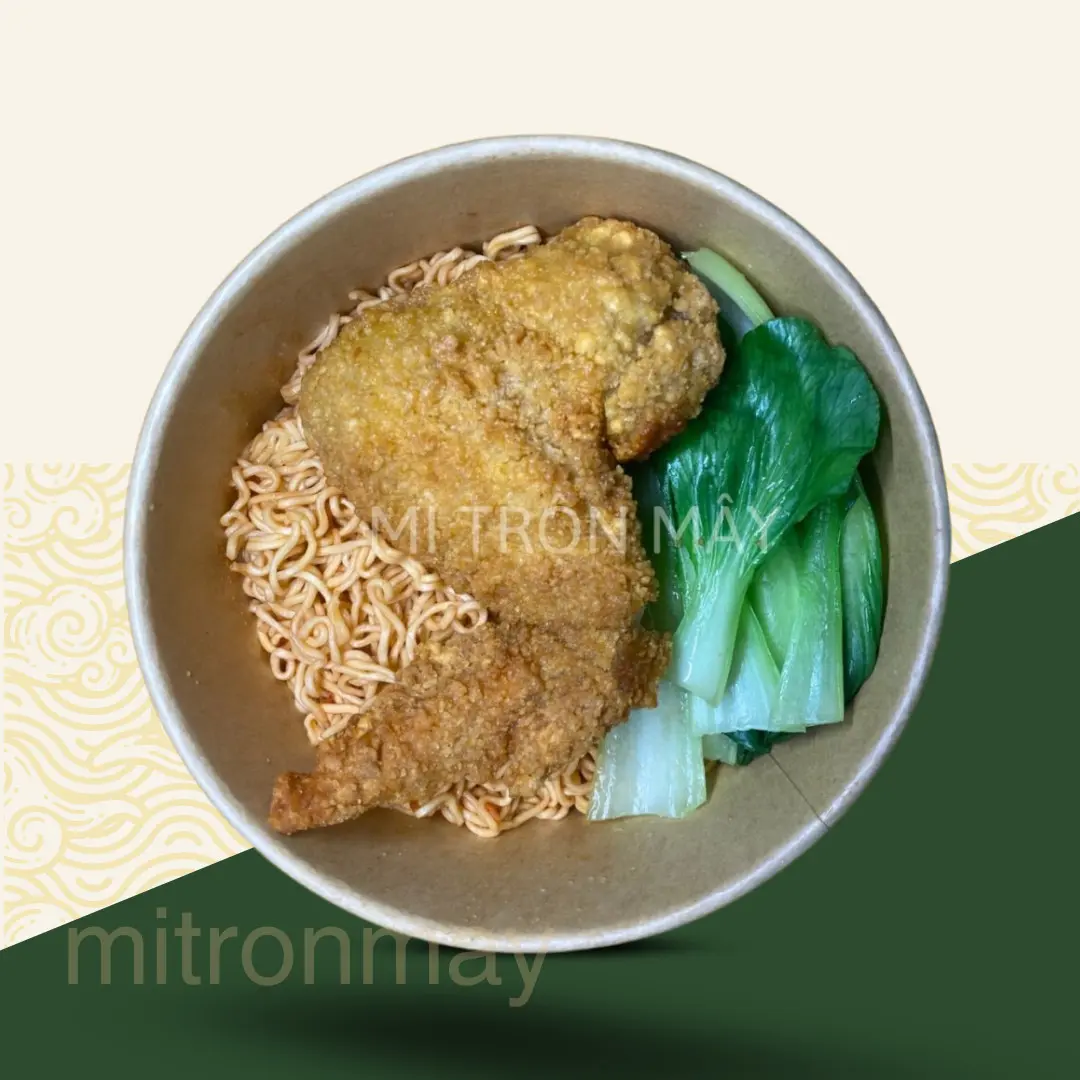 Hình ảnh Mì Trộn Cánh Gà Chiên Giòn  