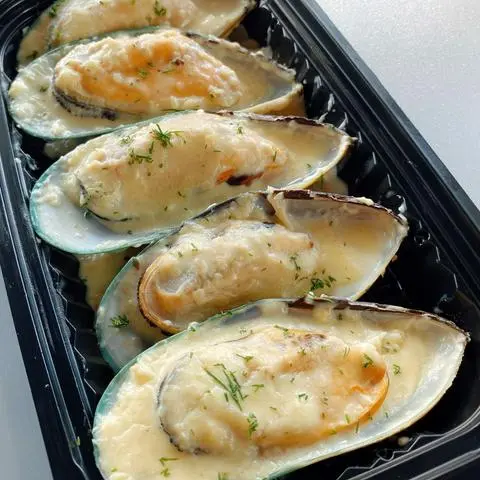 Hình ảnh Vẹm xanh nướng phô mai