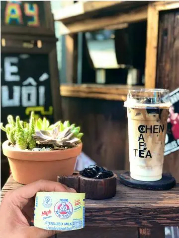 Hình ảnh Sữa gấu cà phê sương sáo