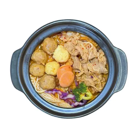 Hình ảnh Mì Cay Ba Chỉ Bò Mỹ - Bò Viên