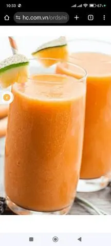 Hình ảnh Sinh tố Dưa Lưới
