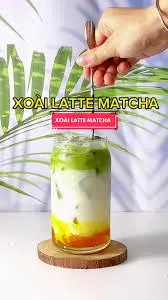 Hình ảnh Latte Matcha Xoài dầm