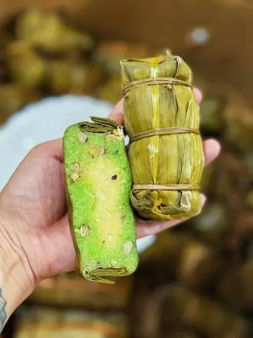 Hình ảnh 1 đòn mini - Bánh Tét Nhân Đậu Ngọt  200gr 