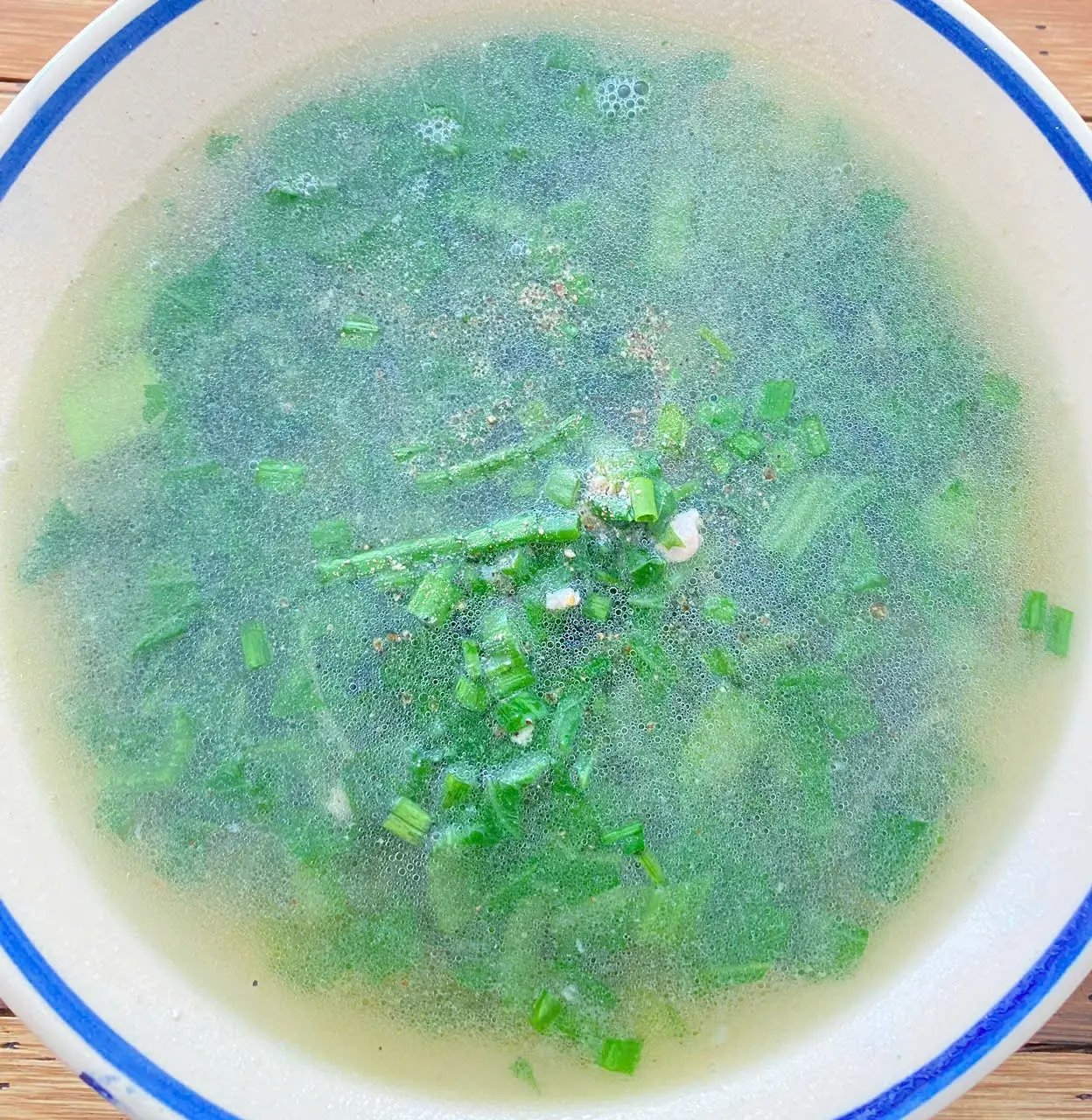 Hình ảnh Canh cải xanh thịt bằm