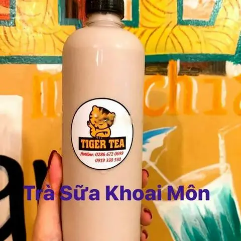 Hình ảnh Trà Sữa Khoai Môn (chai) 500ml