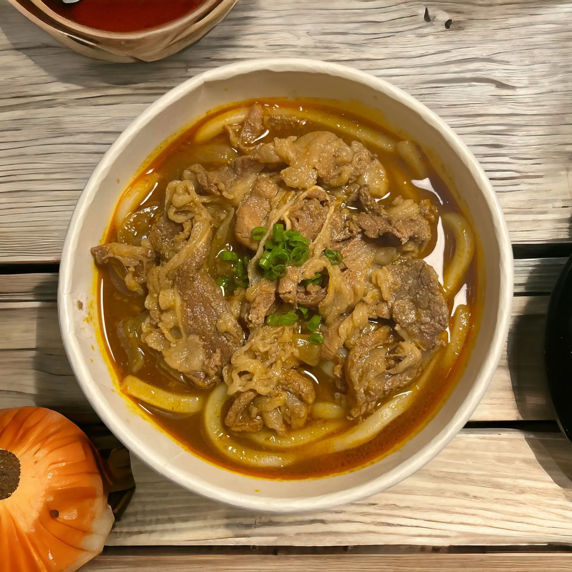 Hình ảnh Mì Udon Cà Ri Thịt Bò Mỹ