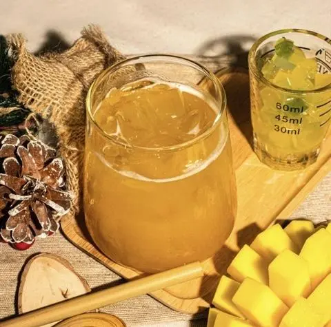 Hình ảnh Trà Xoài - M - TẶNG TRÂN CHÂU - Mango iced tea shake