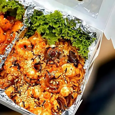 Hình ảnh Mì cay bạch tuộc