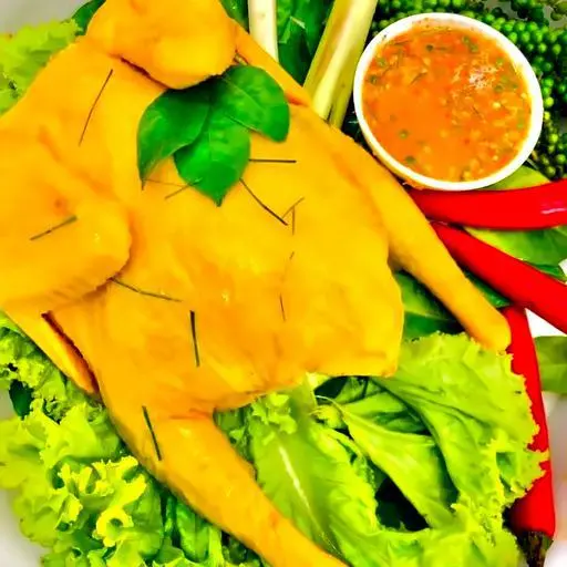 Hình ảnh Combo 2 con gà ủ muối hoa tiêu nguyên con  ( chặt sẵn ) - kèm 1 chai nước tự chọn - kèm 8 hũ sốt chấm muối hoa tiêu