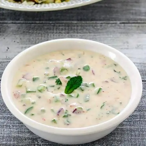 Hình ảnh Mix Raita ( Sữa chua Ấn Độ trộn Salad)
