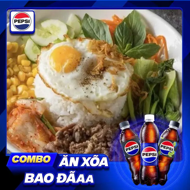 Hình ảnh Combo Cơm Trộn Hàn Quốc + Nước Ngọt