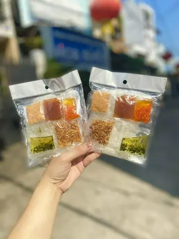 Hình ảnh Rìa Phơi Sương Sate Mỡ Hành Mắm Me