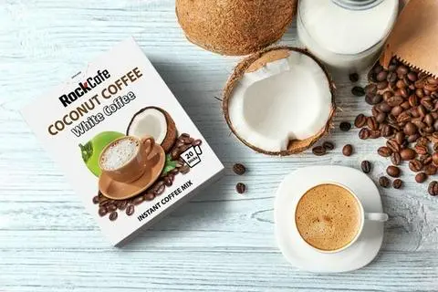 Hình ảnh Cafe sữa dừa - nóng