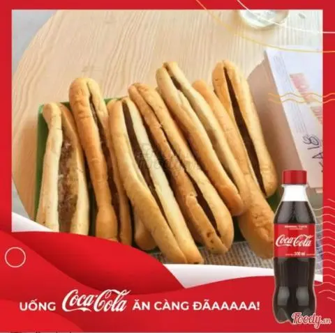 Hình ảnh COMBO 10 BÁNH MỲ QUE + COCA
