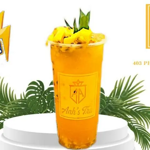 Hình ảnh Trà Xoài Tươi Thạch Sợi 