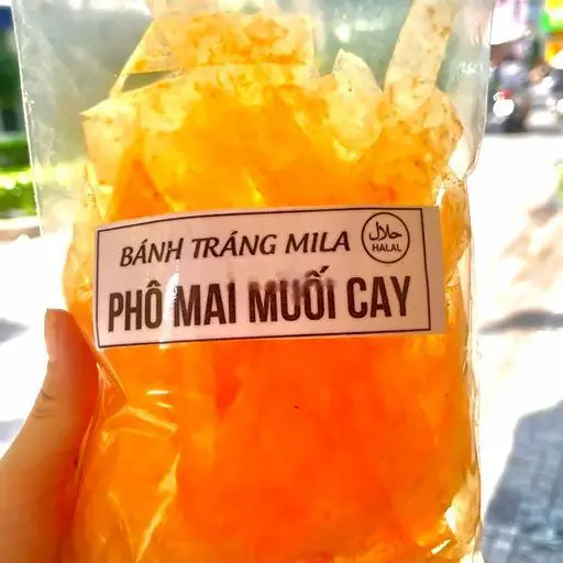 Hình ảnh Bánh tráng phô mai muối cay