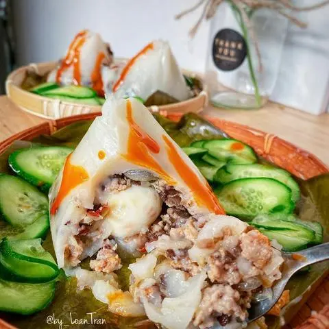 Hình ảnh Bánh Giò 2 cái tặng kèm 2 trứng Oppla - Glash Sale  - Bán Chạy Của Bee 