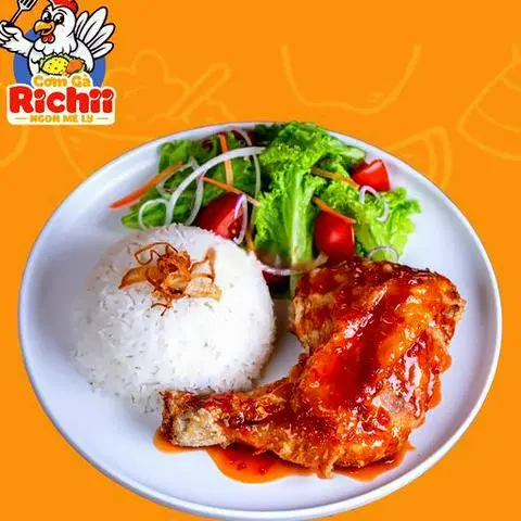 Hình ảnh Cơm Đùi Gà Góc Tư Sốt Cay