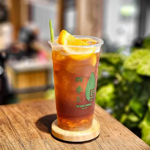 Hình ảnh Trà Đào Tứ Quý Vương 700ml 