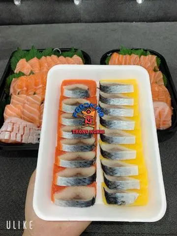 Hình ảnh Cá trích ép trứng(8 vàng ,8 đỏ)