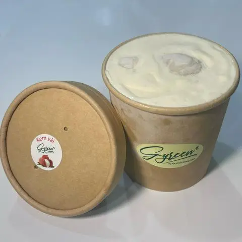 Hình ảnh Kem Vải - Lychee - 330 ml