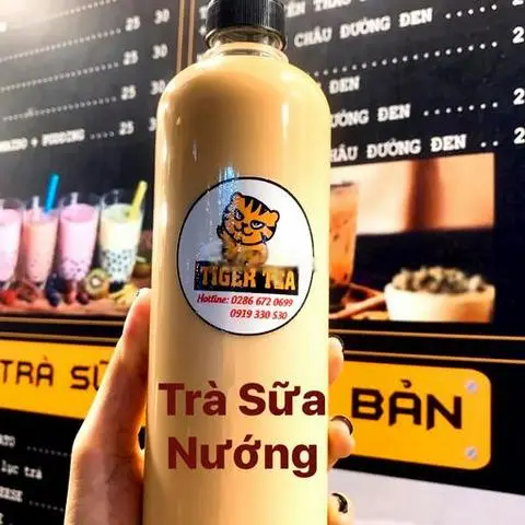 Hình ảnh Trà Sữa Nướng (chai) 500ml