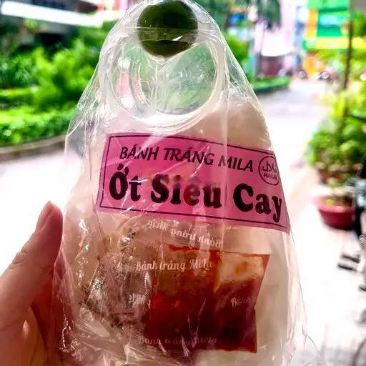 Hình ảnh Bánh tráng ớt siêu cay