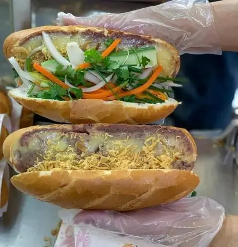 Hình ảnh bánh mì bơ bate chà bông