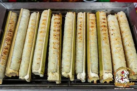 Hình ảnh 1 ống cơm lam nướng 