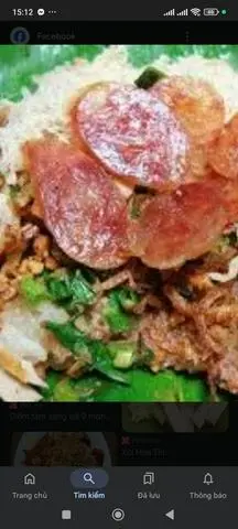 Hình ảnh xôi chà bông lạp xưởng