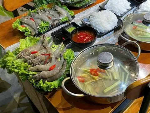 Hình ảnh Tôm Thẻ Hấp Nước Dừa