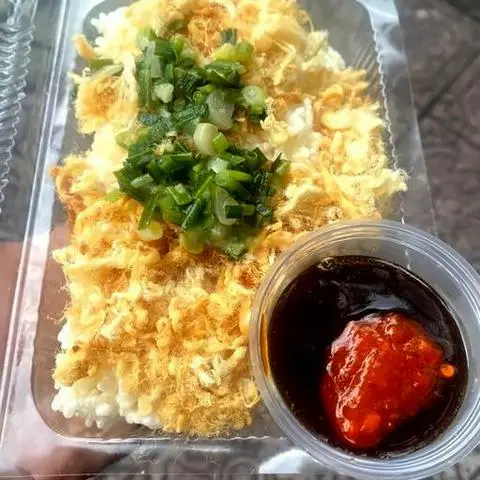 Hình ảnh Cơm cháy mỡ hành mắm me chà bông