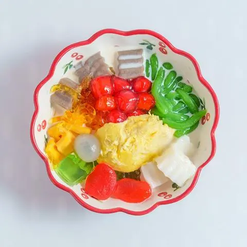 Hình ảnh Chè bánh lọt sầu riêng Thái