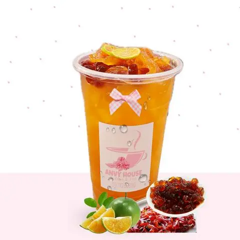 Hình ảnh Trà Tắc Mứt Chanh Dây 700ml