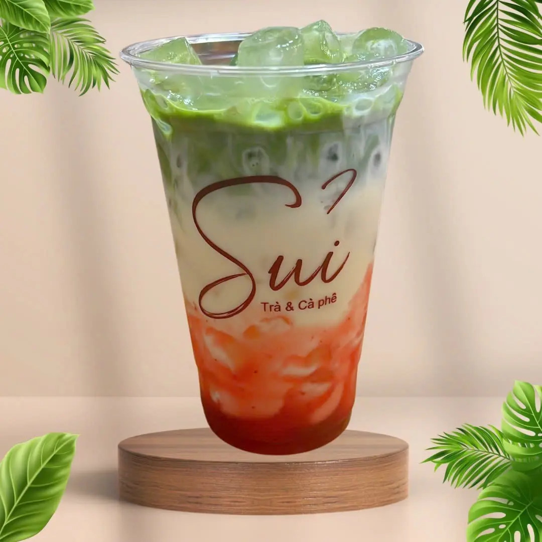 Hình ảnh Matcha Latte Dâu