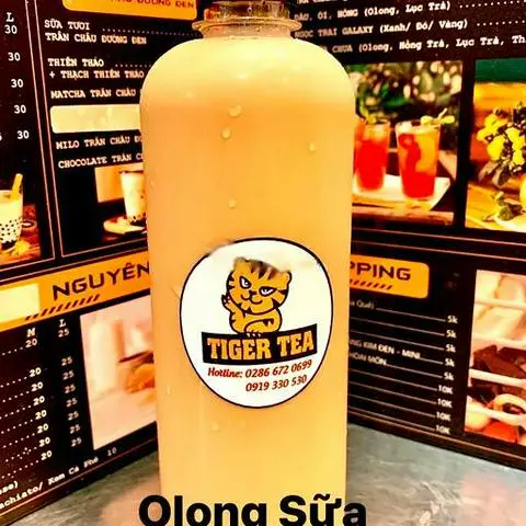 Hình ảnh Trà Olong sữa (chai) 500ml