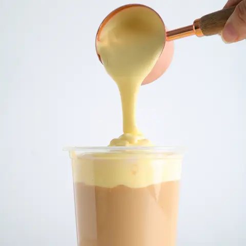 Hình ảnh Sốt Kem Trứng Vàng Dừa