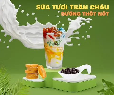 Hình ảnh Sữa Tươi Trân Châu Đường Thốt Nốt - Size L