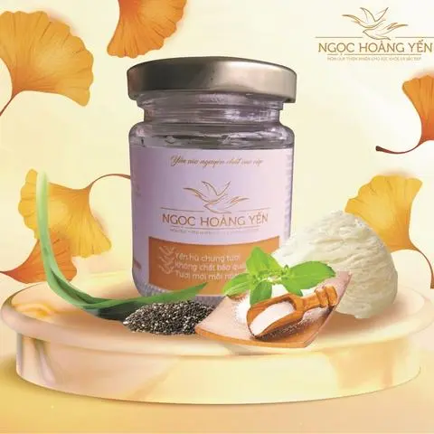 Hình ảnh Yến chưng đường Stevia hạt chia vị lá dứa 100ml
