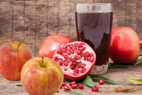 Hình ảnh Nước ép lựu - táo