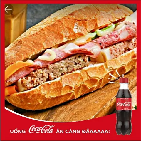 Hình ảnh Bánh mì pate trứng + Coca