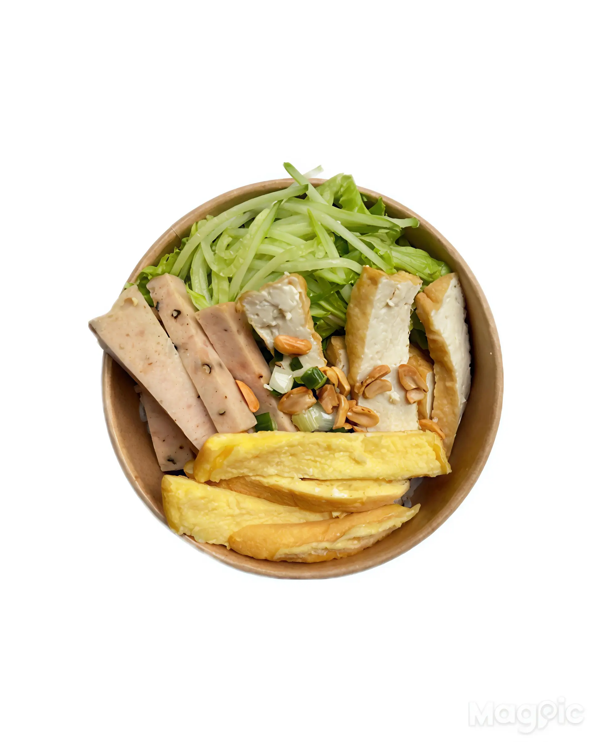 Hình ảnh Bún Đậu Hủ + Chả Lụa + Trứng Chiên